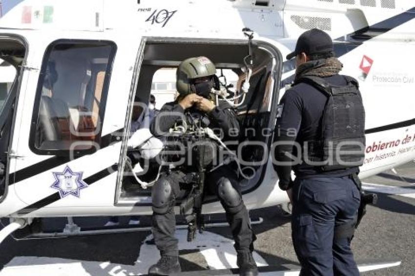 SEGURIDAD . PATRULLAJE HELICÓPTERO