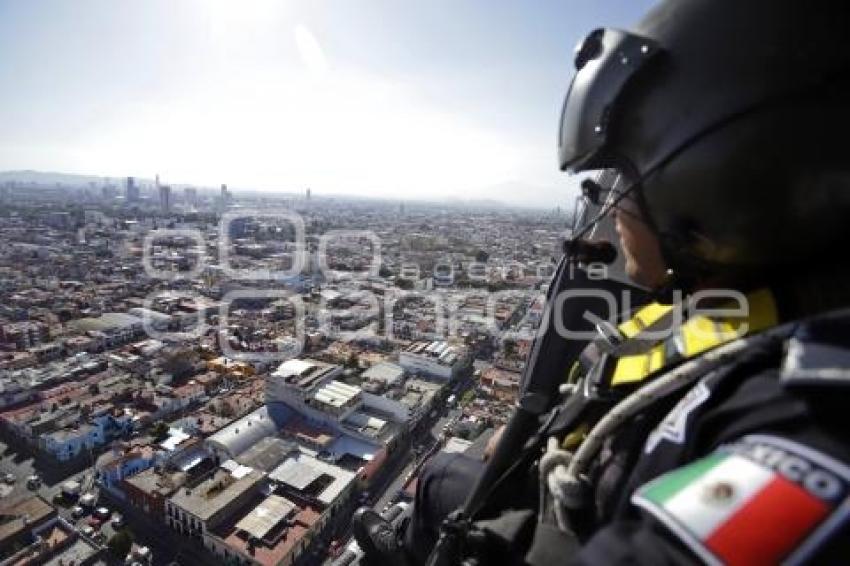 SEGURIDAD . PATRULLAJE HELICÓPTERO