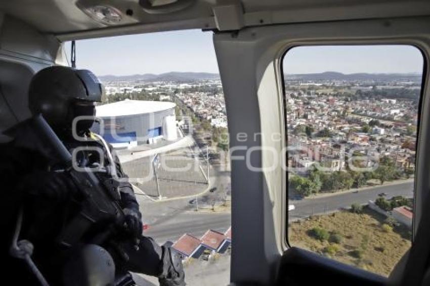 SEGURIDAD . PATRULLAJE HELICÓPTERO