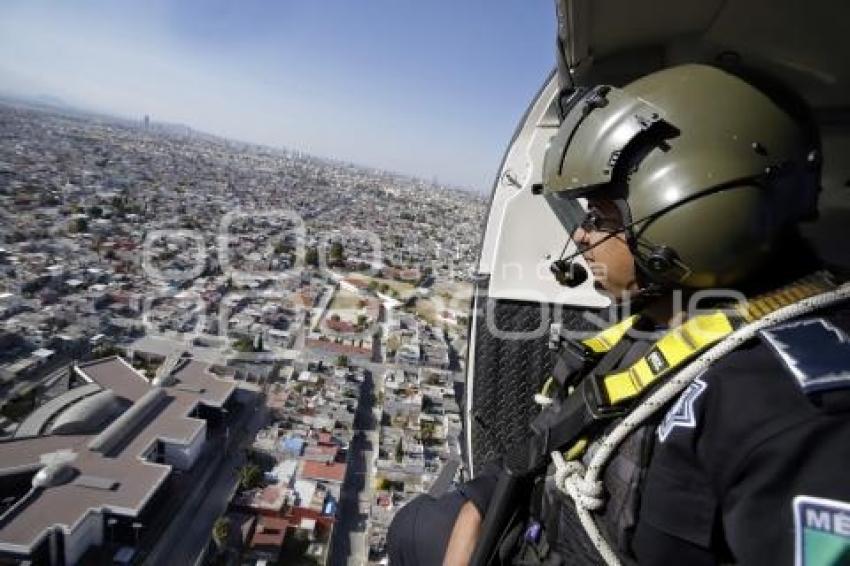 SEGURIDAD . PATRULLAJE HELICÓPTERO