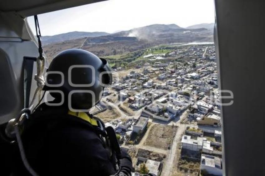 SEGURIDAD . PATRULLAJE HELICÓPTERO