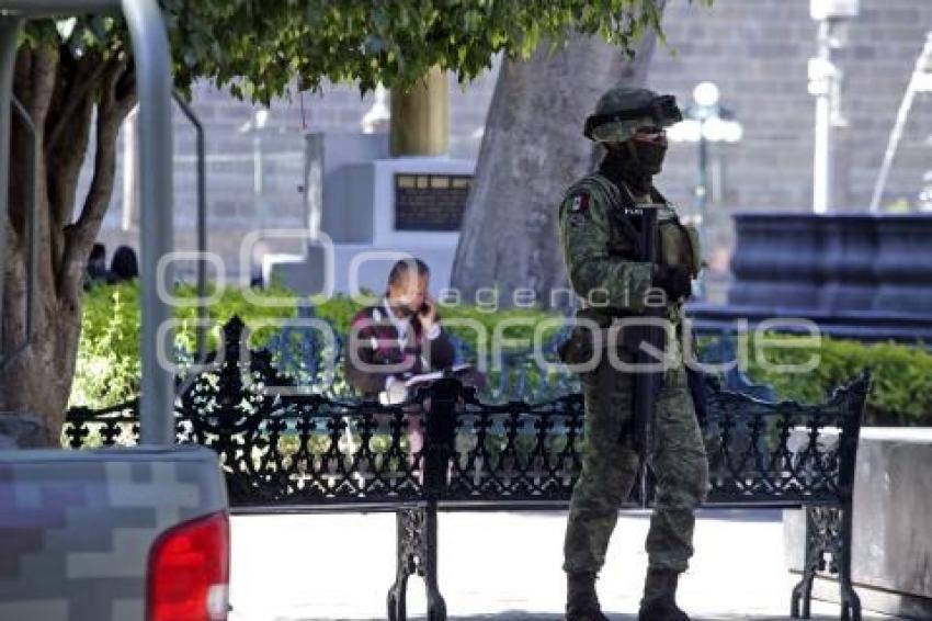 PATRULLAJE EJÉRCITO . ZÓCALO