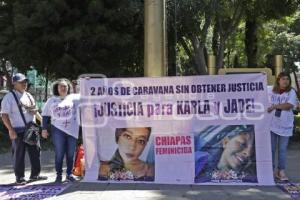 JUSTICIA . CARAVANA FEMINICIDIOS