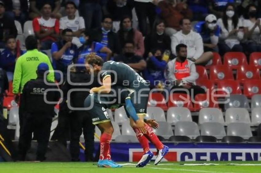 FÚTBOL . CRUZ AZUL VS CLUB PUEBLA