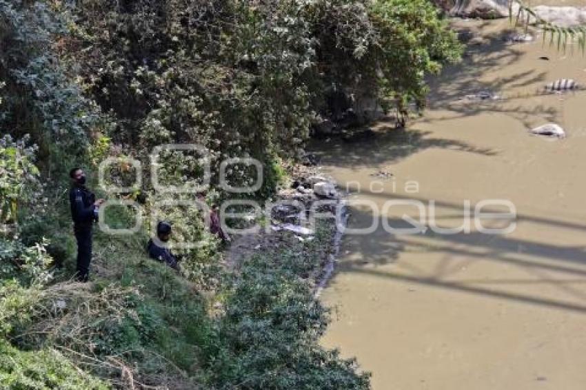 NOTA ROJA . RESCATE EN PUENTE