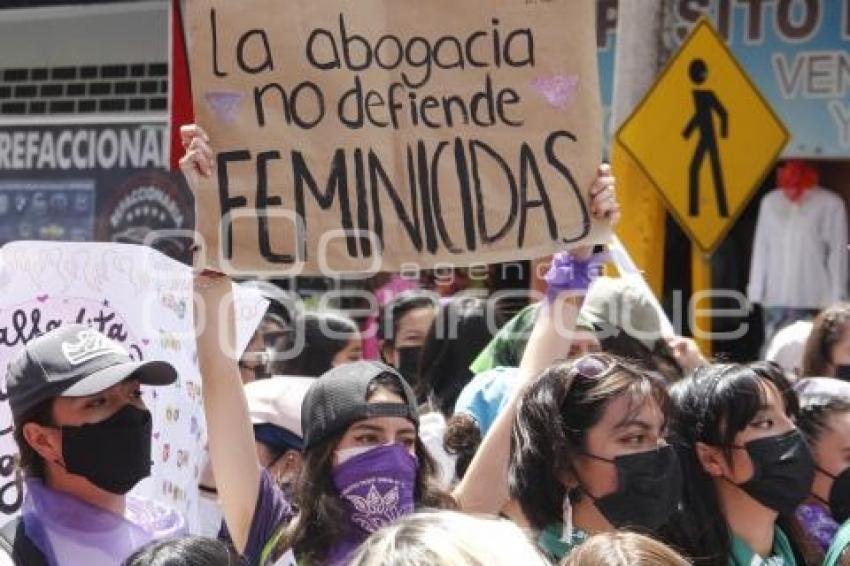 TEXMELUCAN . DÍA DE LA MUJER . PROTESTA
