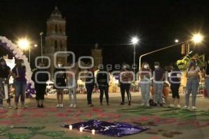 ACATLÁN . FEMINICIDIOS . MANIFESTACIÓN