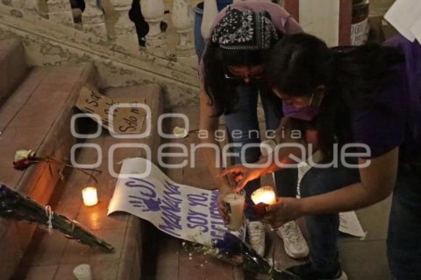 ACATLÁN . FEMINICIDIOS . MANIFESTACIÓN