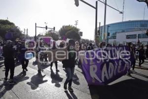 PROTESTA . DÍA DE LA MUJER