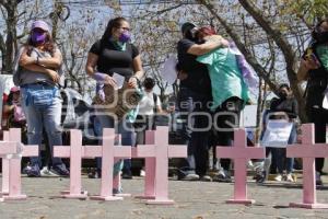 TEXMELUCAN . DÍA DE LA MUJER . PROTESTA