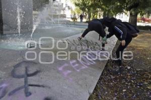 PROTESTA . FRENTE FEMINISTA RADICAL 