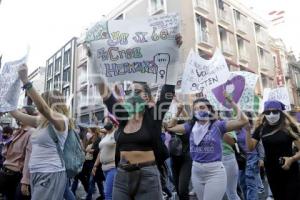 PROTESTA . DÍA DE LA MUJER