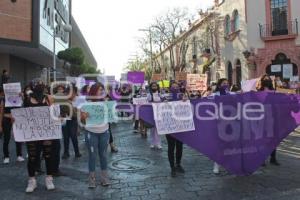 TEHUACÁN . MARCHA DIA DE LA MUJER