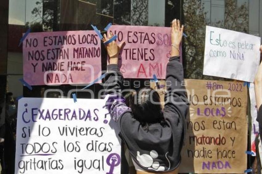 TEXMELUCAN . DÍA DE LA MUJER . PROTESTA