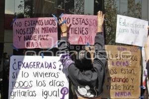 TEXMELUCAN . DÍA DE LA MUJER . PROTESTA