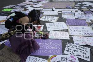 PROTESTA . DÍA DE LA MUJER