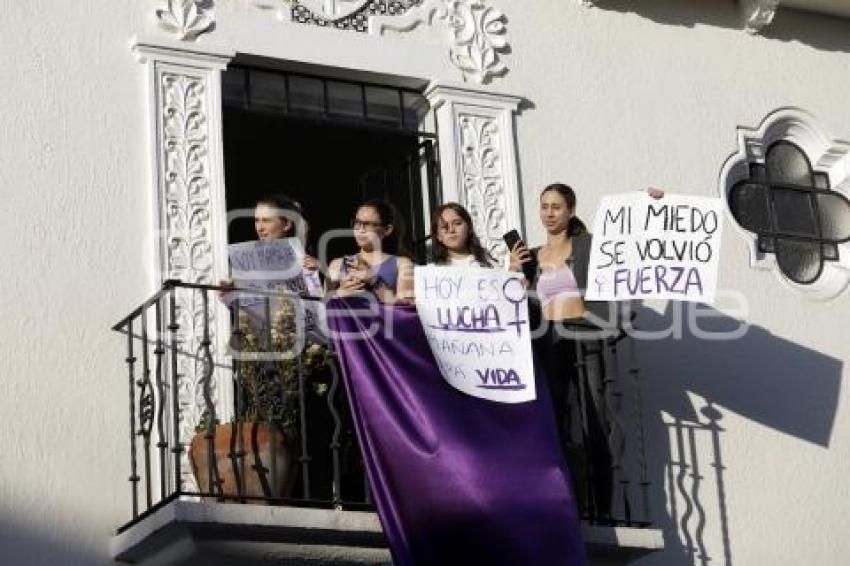 PROTESTA . DÍA DE LA MUJER