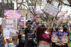 TEXMELUCAN . DÍA DE LA MUJER . PROTESTA