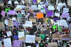 TLAXCALA . MARCHA DIA DE LA MUJER 