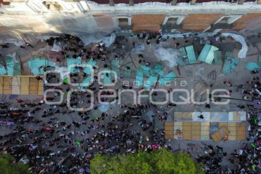 TLAXCALA . MARCHA DIA DE LA MUJER