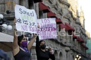 PROTESTA . DÍA DE LA MUJER