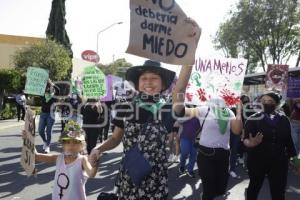 PROTESTA . DÍA DE LA MUJER