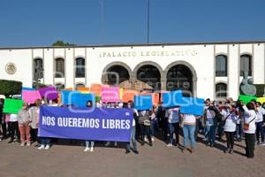 TLAXCALA . PROTESTA DÍA DE LA MUJER