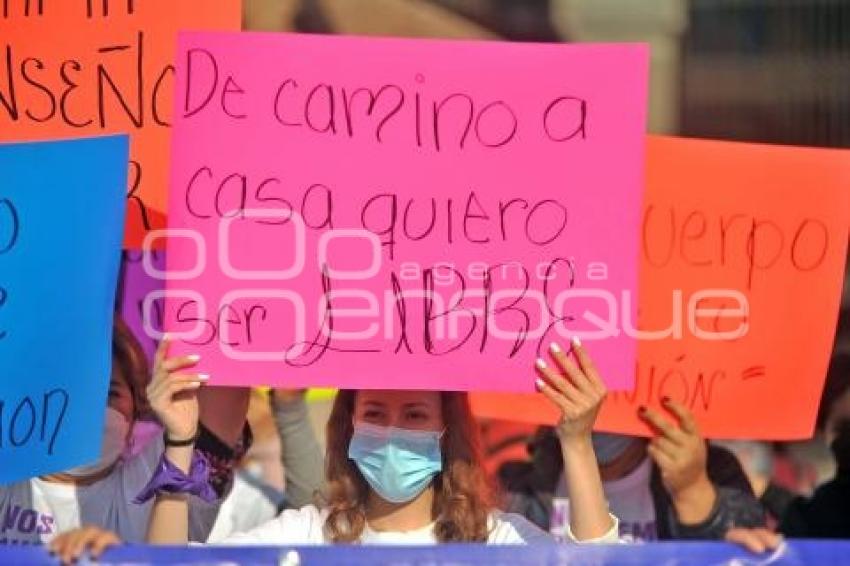 TLAXCALA . PROTESTA DÍA DE LA MUJER