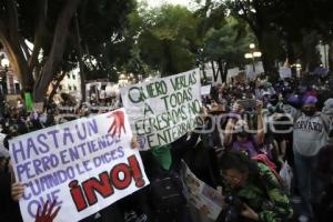 PROTESTA . DÍA DE LA MUJER