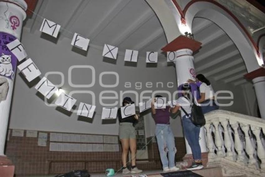 ACATLÁN . FEMINICIDIOS . MANIFESTACIÓN