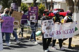 TEXMELUCAN . DÍA DE LA MUJER . PROTESTA