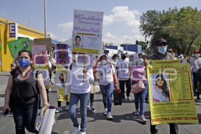 MANIFESTACIÓN VOZ DE LOS DESAPARECIDOS