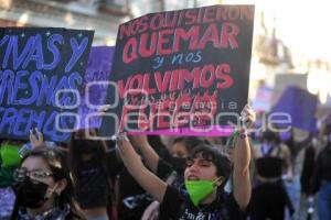 TLAXCALA . MARCHA DIA DE LA MUJER 