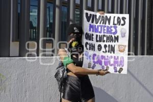 PROTESTA . FRENTE FEMINISTA RADICAL 