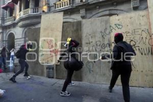 PROTESTA . DÍA DE LA MUJER