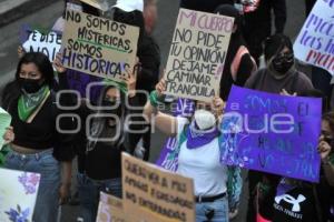 TLAXCALA . MARCHA DIA DE LA MUJER 