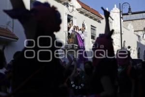 PROTESTA . DÍA DE LA MUJER