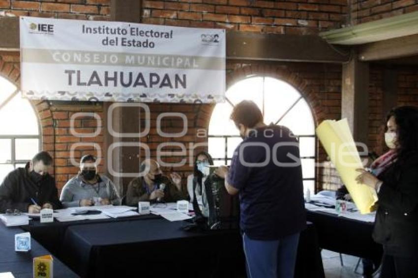 TLAHUAPAN . RECUENTO DE VOTOS