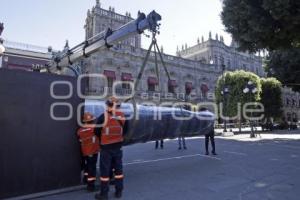 MONTAJE OBRA ESCULTÓRICA