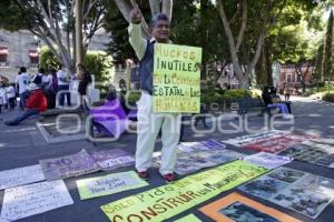 PROTESTA . FEMINICIDIOS TEHUACÁN