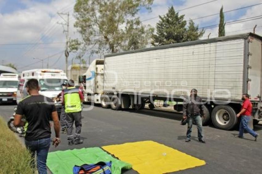 CARAMBOLA AUTOPISTA PUEBLA-ORIZABA