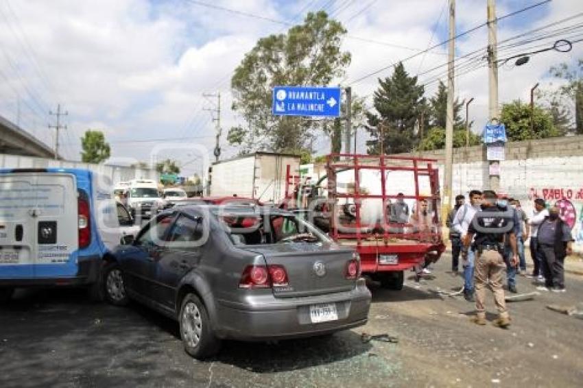 CARAMBOLA AUTOPISTA PUEBLA-ORIZABA