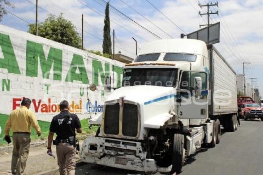 CARAMBOLA AUTOPISTA PUEBLA-ORIZABA