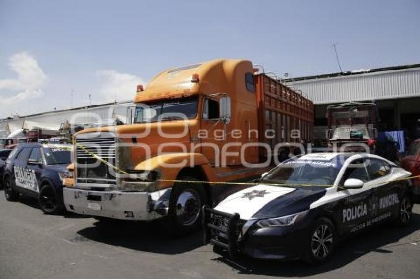 ATROPELLADO . CENTRAL DE ABASTO