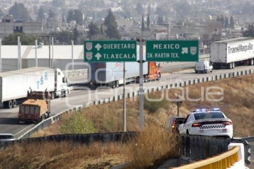 CIERRE AUTOPISTA MÉXICO-PUEBLA