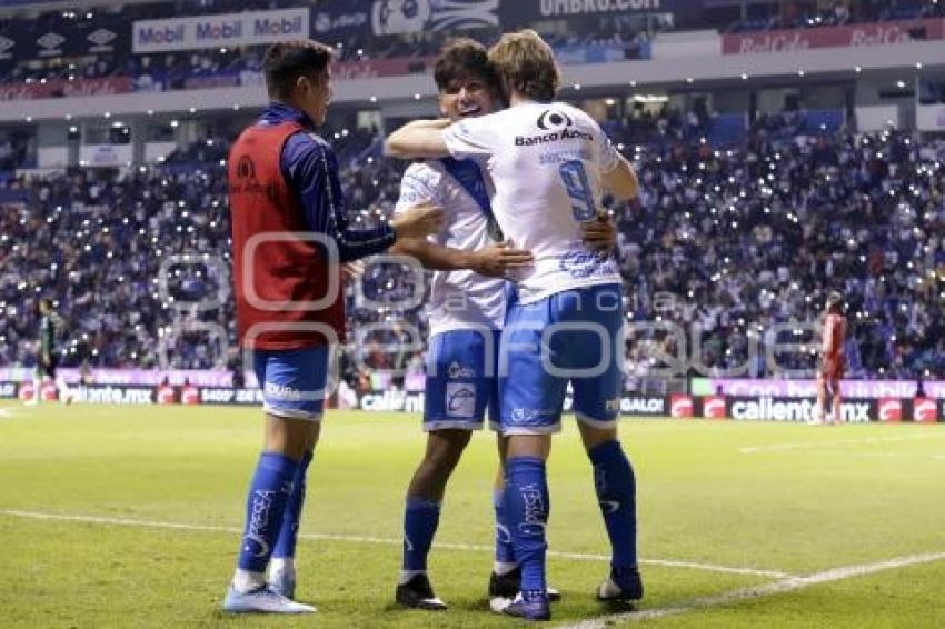 FÚTBOL . CLUB PUEBLA VS SANTOS