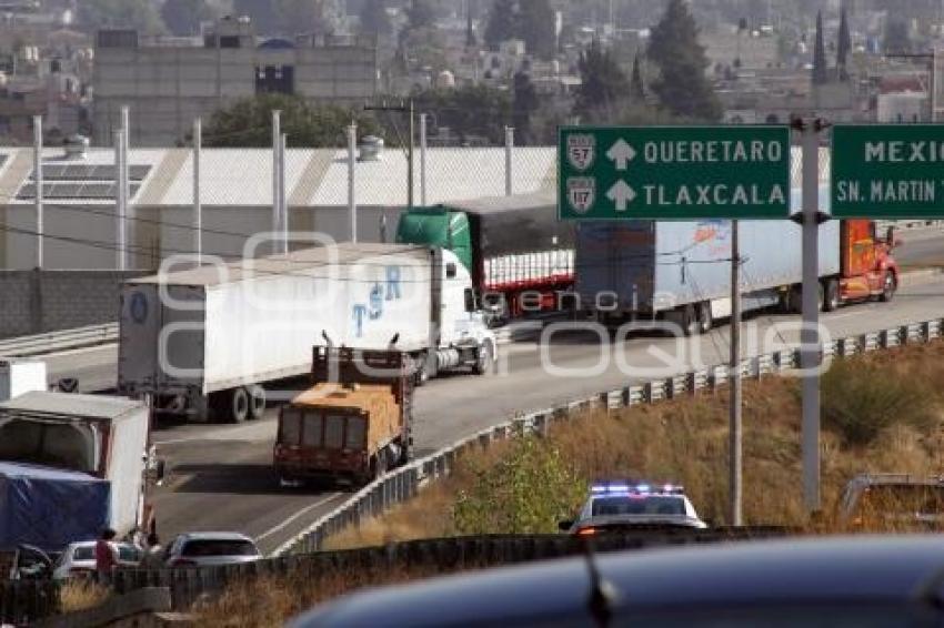 CIERRE AUTOPISTA MÉXICO-PUEBLA