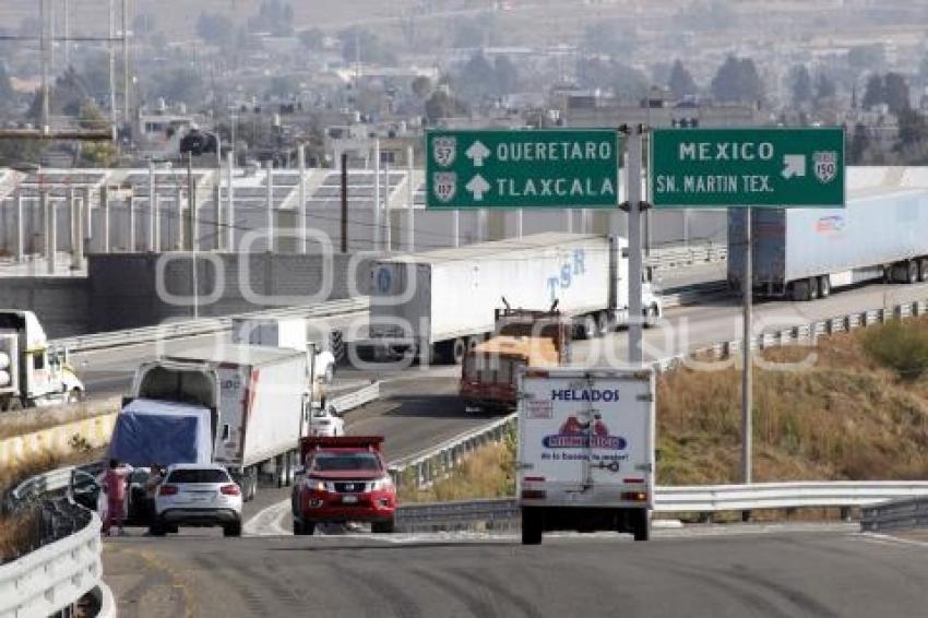 CIERRE AUTOPISTA MÉXICO-PUEBLA