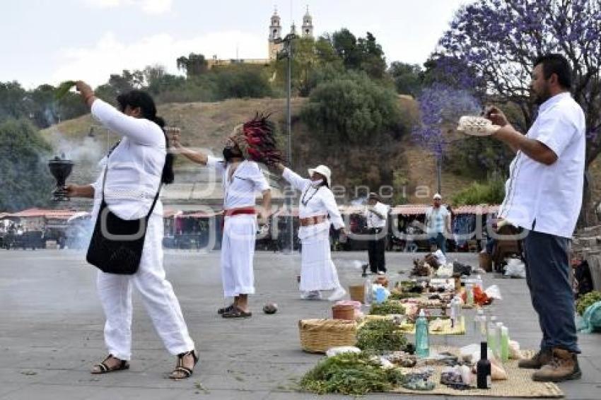 SAN PEDRO CHOLULA . EQUINOCCIO DE PRIMAVERA