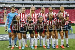 FÚTBOL FEMENIL . CHIVAS VS PUEBLA